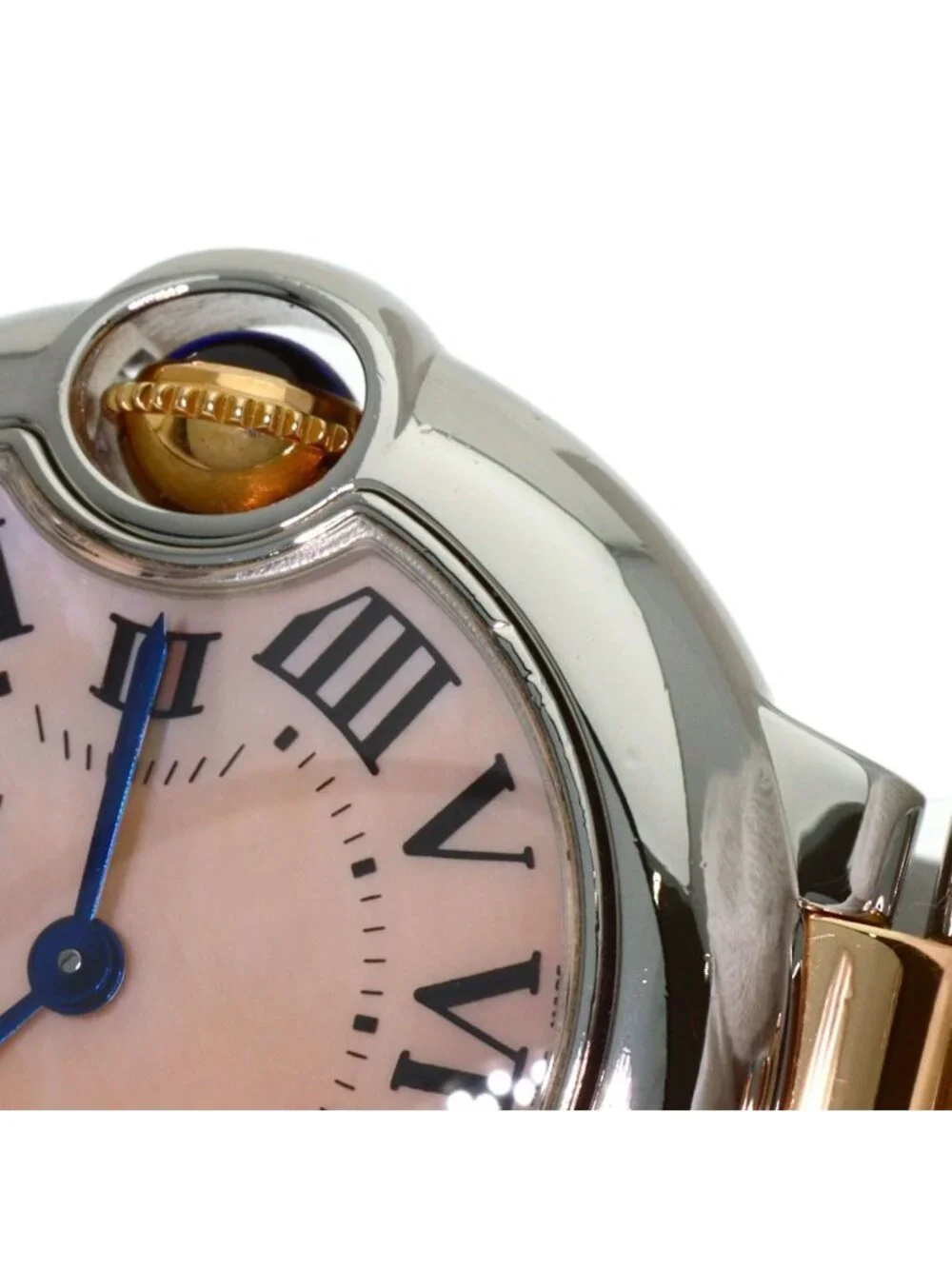 Cartier Ballon Bleu SM 28 Watch SS Pink Gold